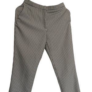 H&M Gingham Print Dress Pants